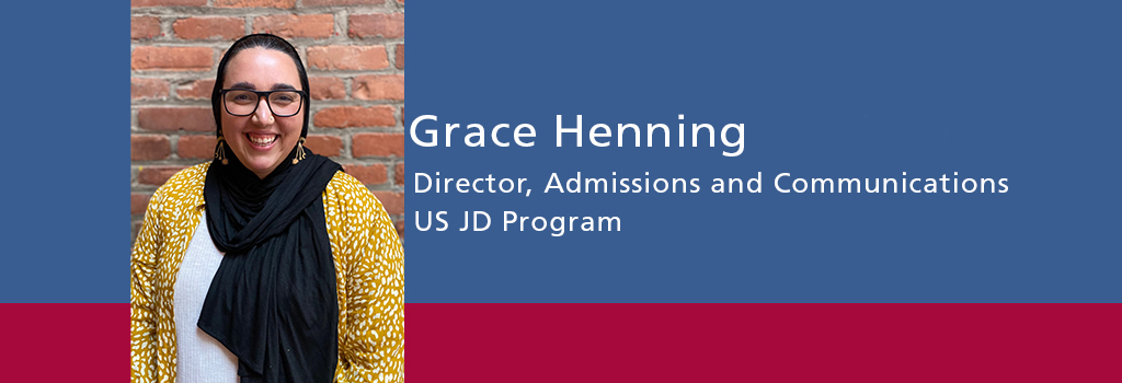Grace Henning, Director of Admissions and Communications