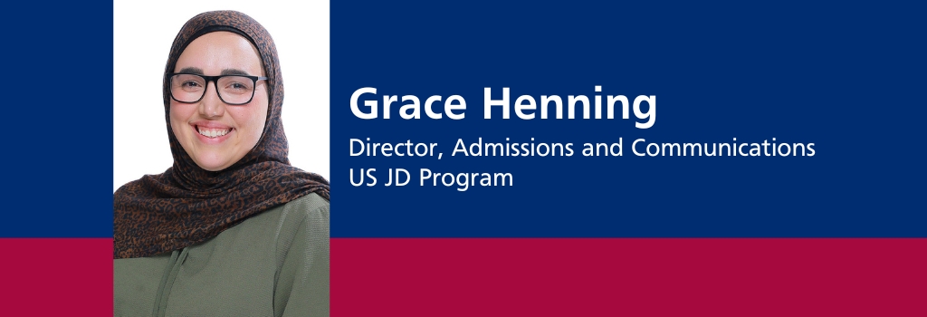 Grace Henning, Director of Admissions and Communications